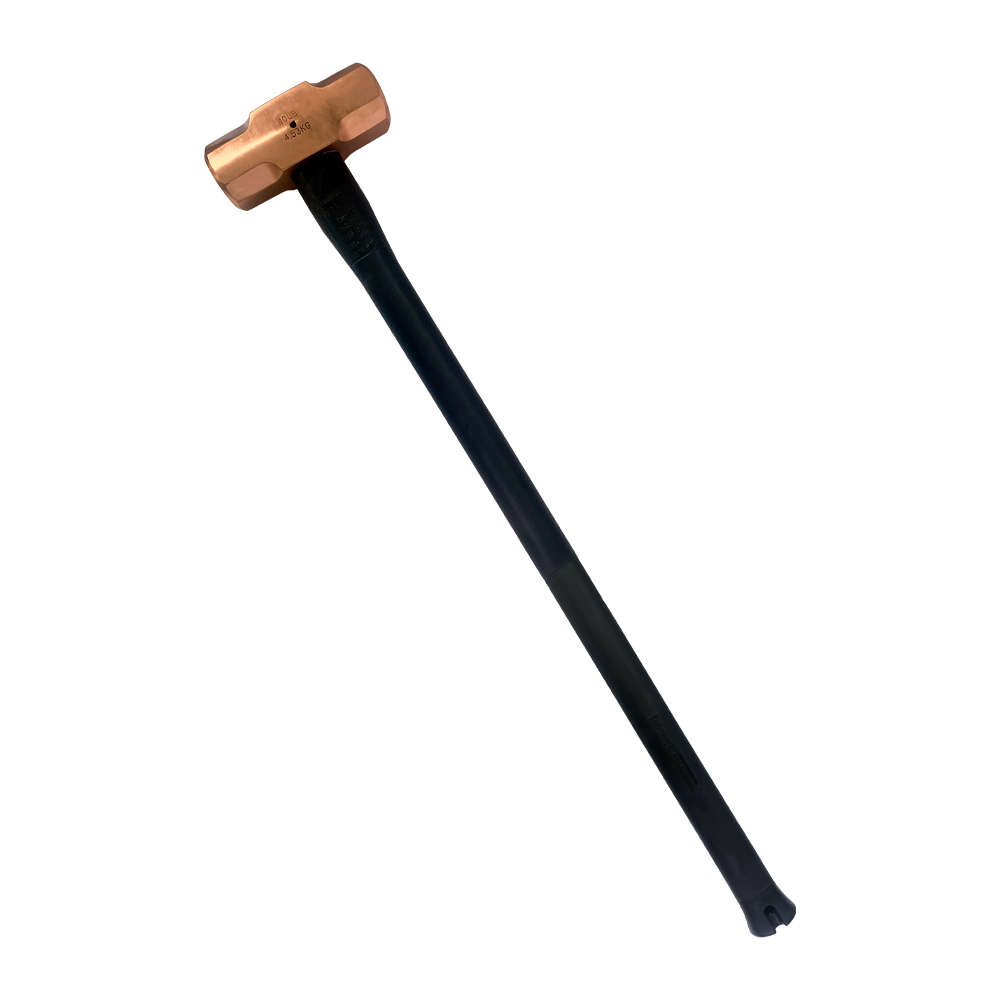 10lb Copper Hammer with Pinned Steel Core Fibreglass Handle 