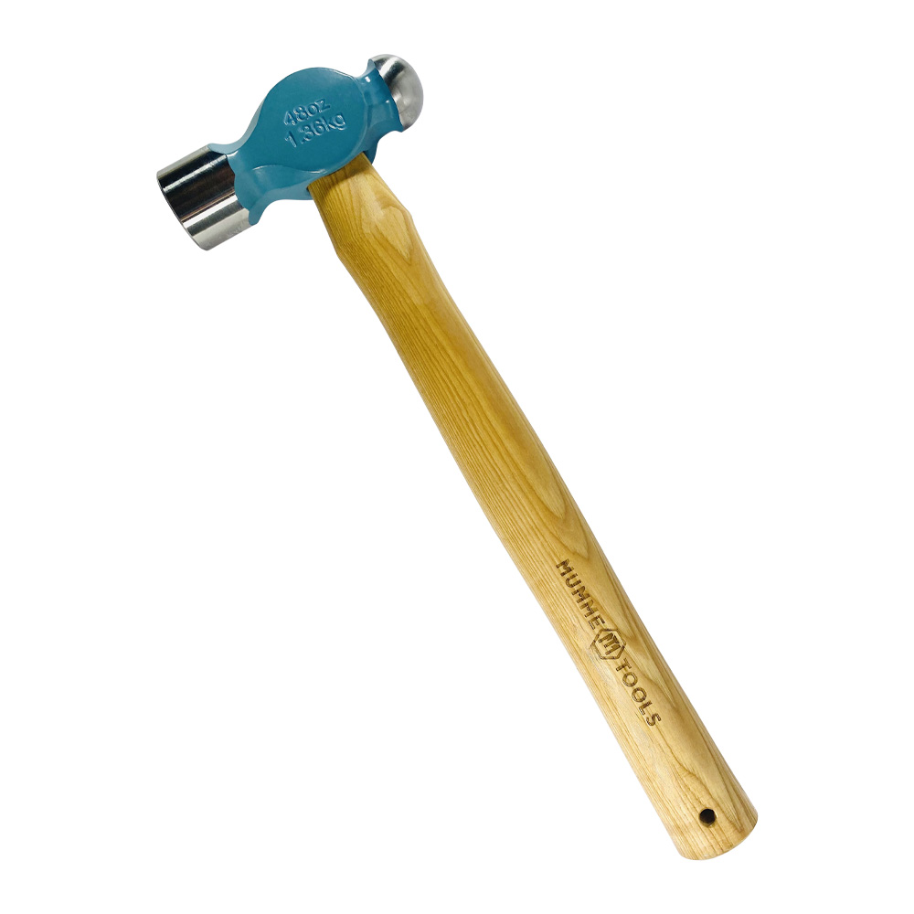 900g Normalised Ball Pein Hammer with Hardwood Handle 